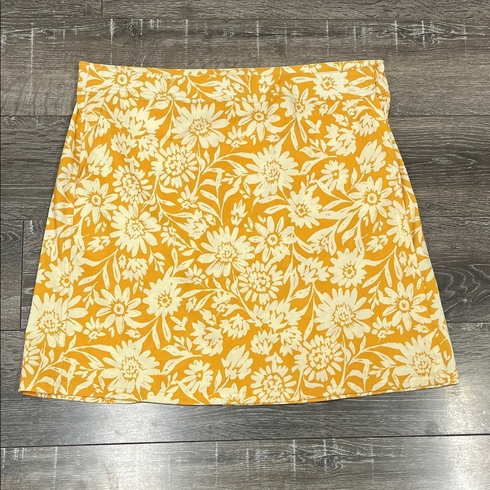 Rip skirt floral print size XL